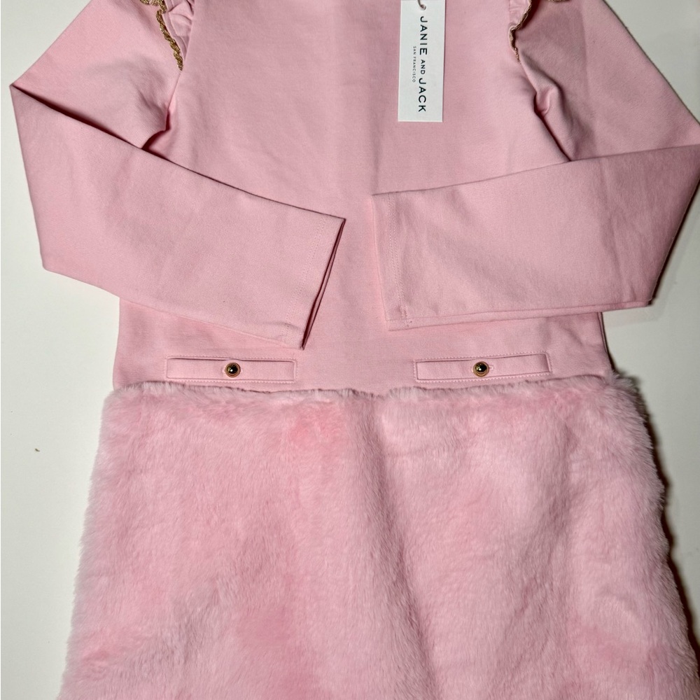 Beautiful Janie and Jack Pink Dress Size 6 NWT